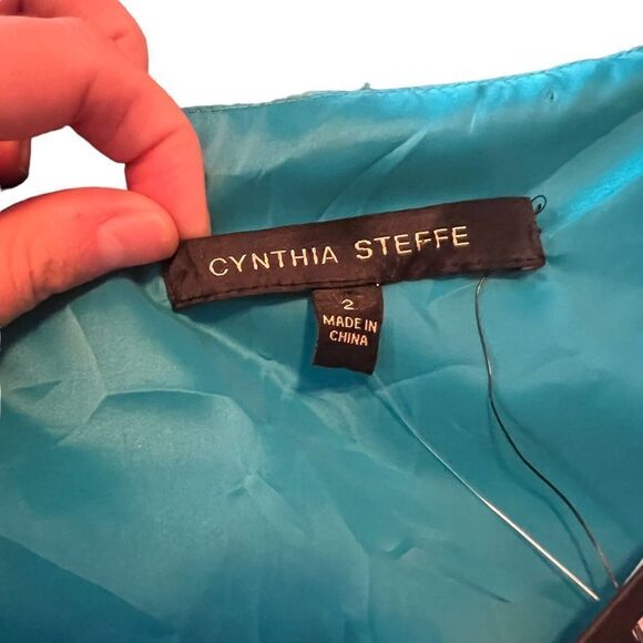 NWT! Cynthia Steffe 100% silk sleeveless dress - Picture 5 of 12